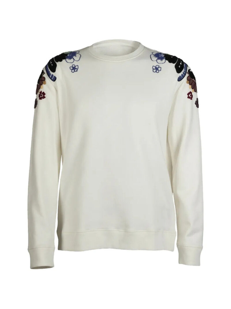 Valentino Garavani  floral-embellished sweatshirt