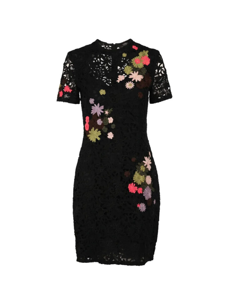 Valentino Garavani  floral lace mini dress