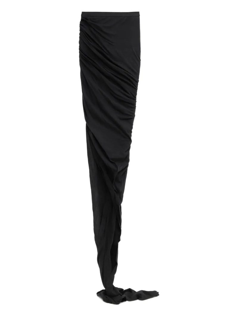 Rick Owens  cotton fitted skirt