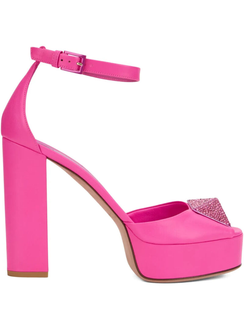 Valentino Garavani  open-toe platform pumps