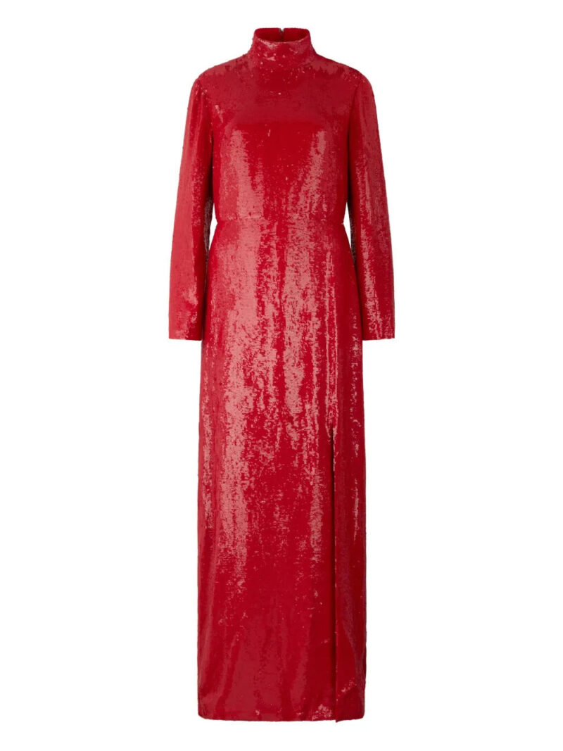 Valentino Garavani  sequin slit maxi dress