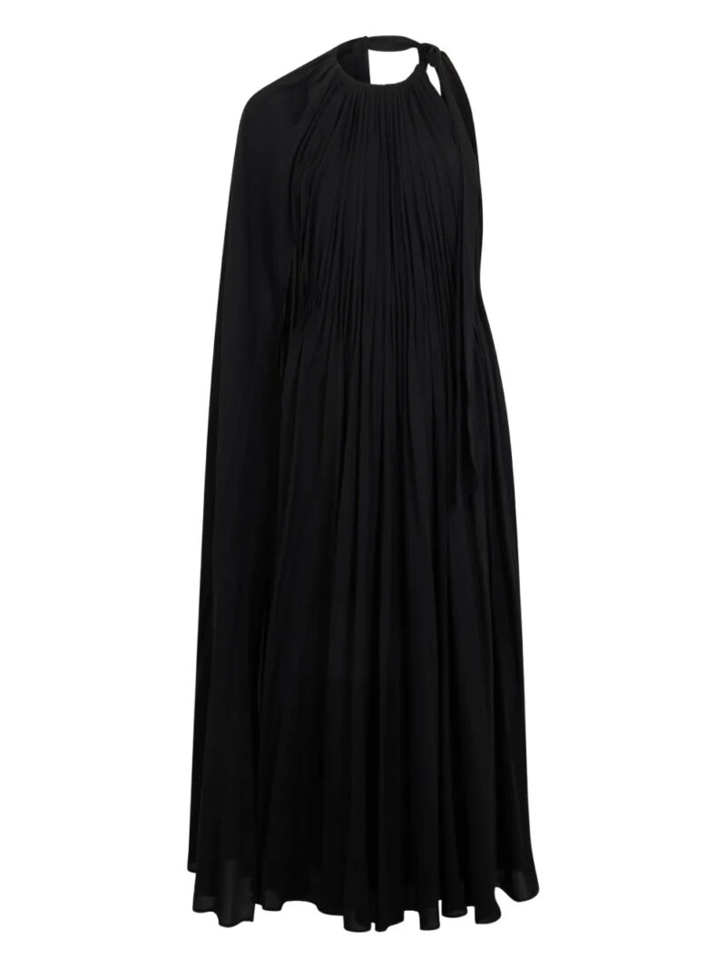 Valentino Garavani  draped tie-detail midi dress