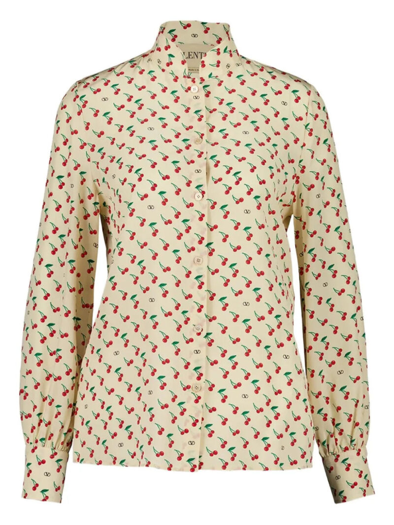 Valentino Garavani  Cherryfic-print shirt
