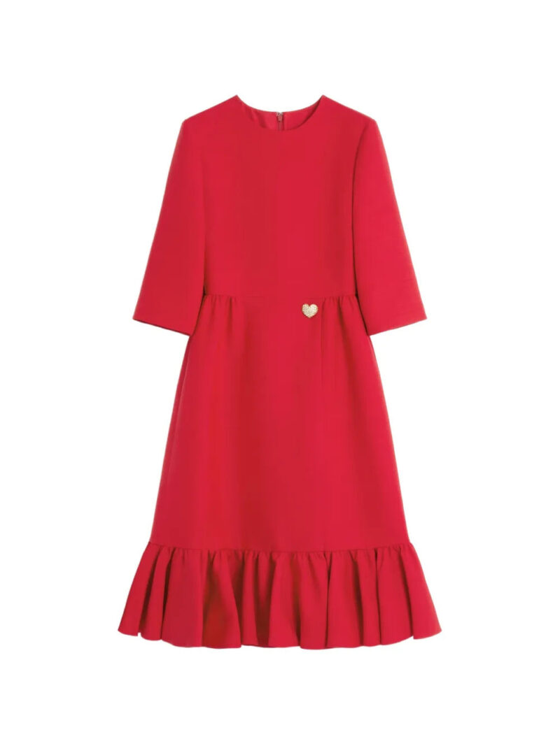 Valentino Garavani  midi crepe dress