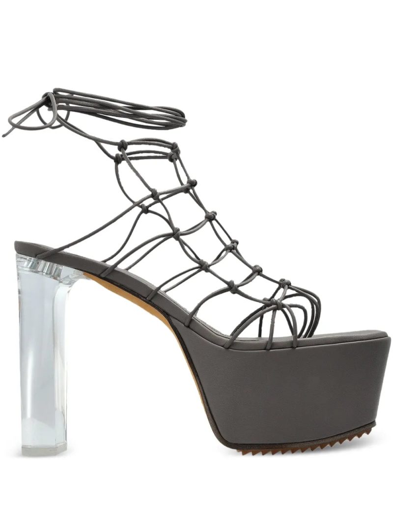 Rick Owens  130mm Web Platform sandals