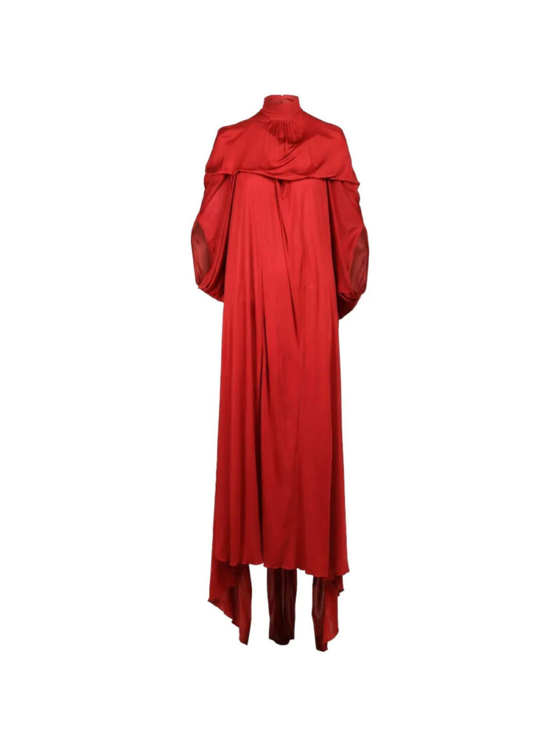 Valentino Garavani  high-neck draped maxi dress