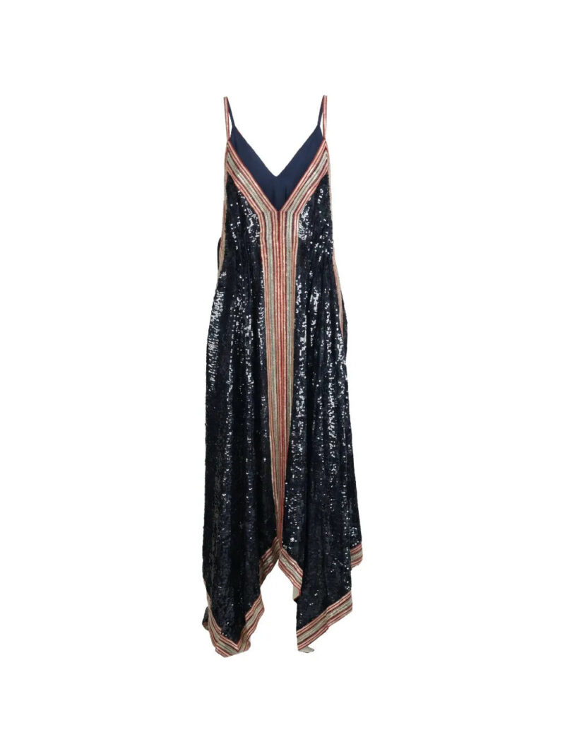Valentino Garavani  V-neck asymmetric dress