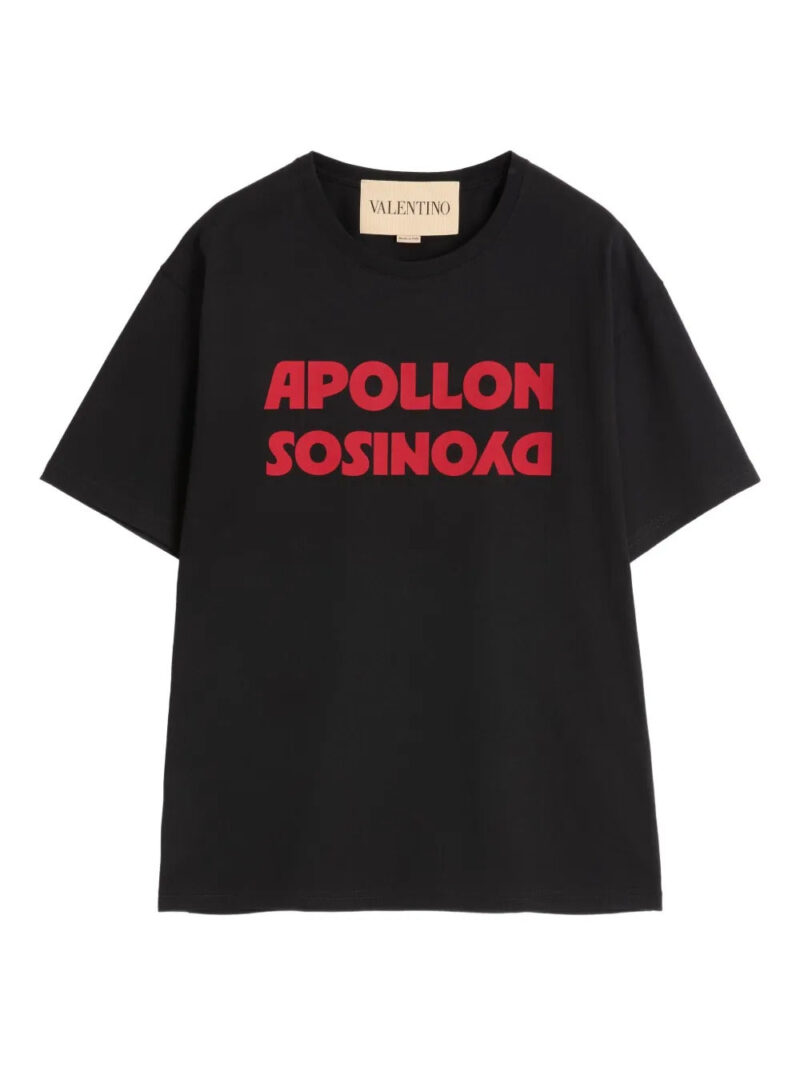 Valentino Garavani  text-print cotton T-shirt