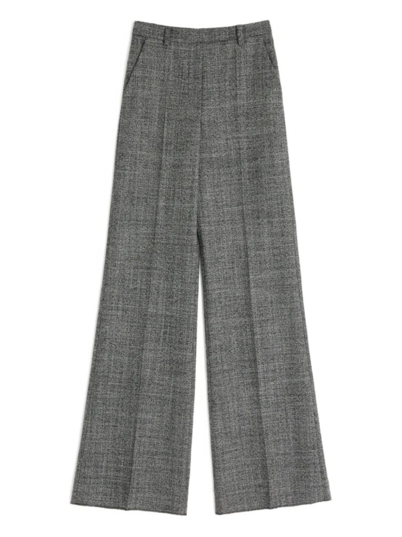 Valentino Garavani  pressed-crease virgin-wool trousers