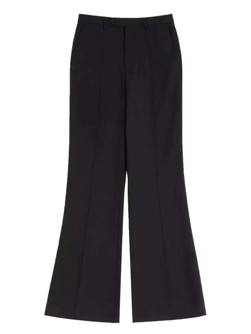Valentino Garavani  pleated flared trousers