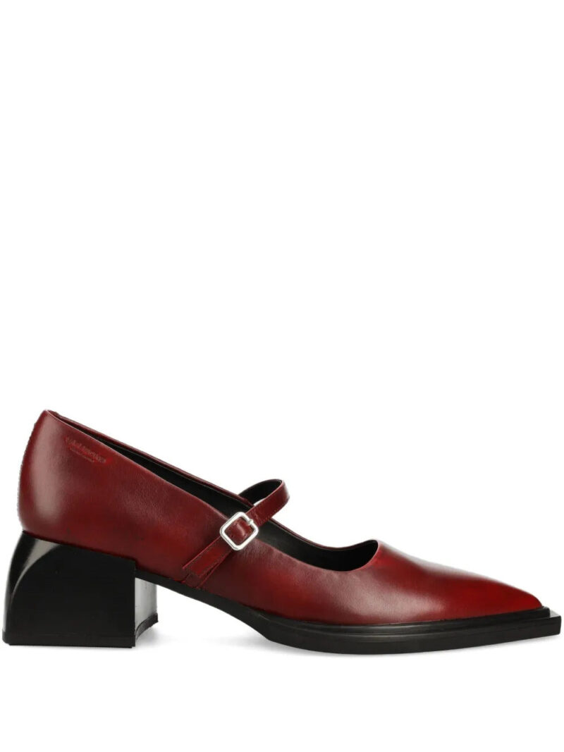 VAGABOND  55mm VIvian buckle-strap block-heel pumps