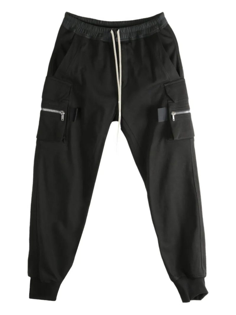 Rick Owens  zip-pocket drawstring trousers