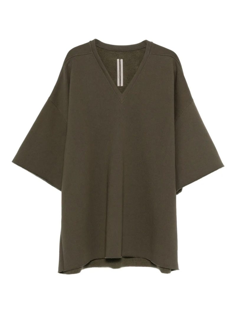 Rick Owens  V Tommy raw-edge T-shirt