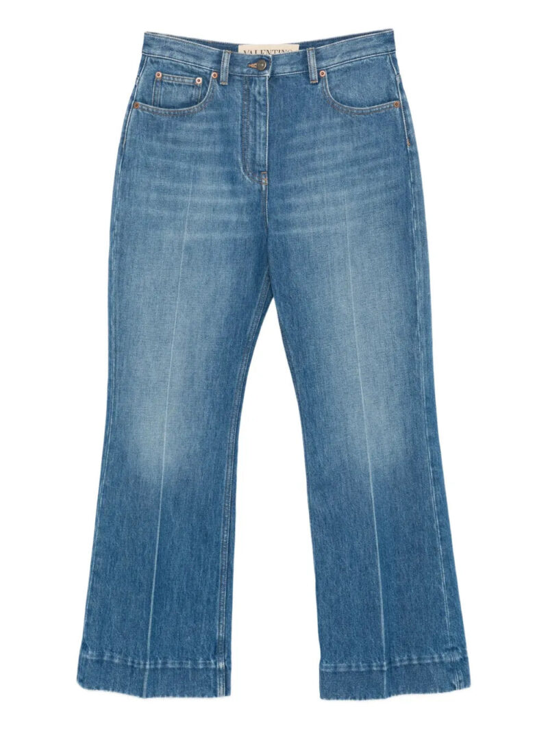 Valentino Garavani  cropped flared jeans