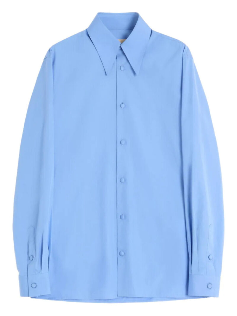 Valentino Garavani  pointed-collar cotton shirt