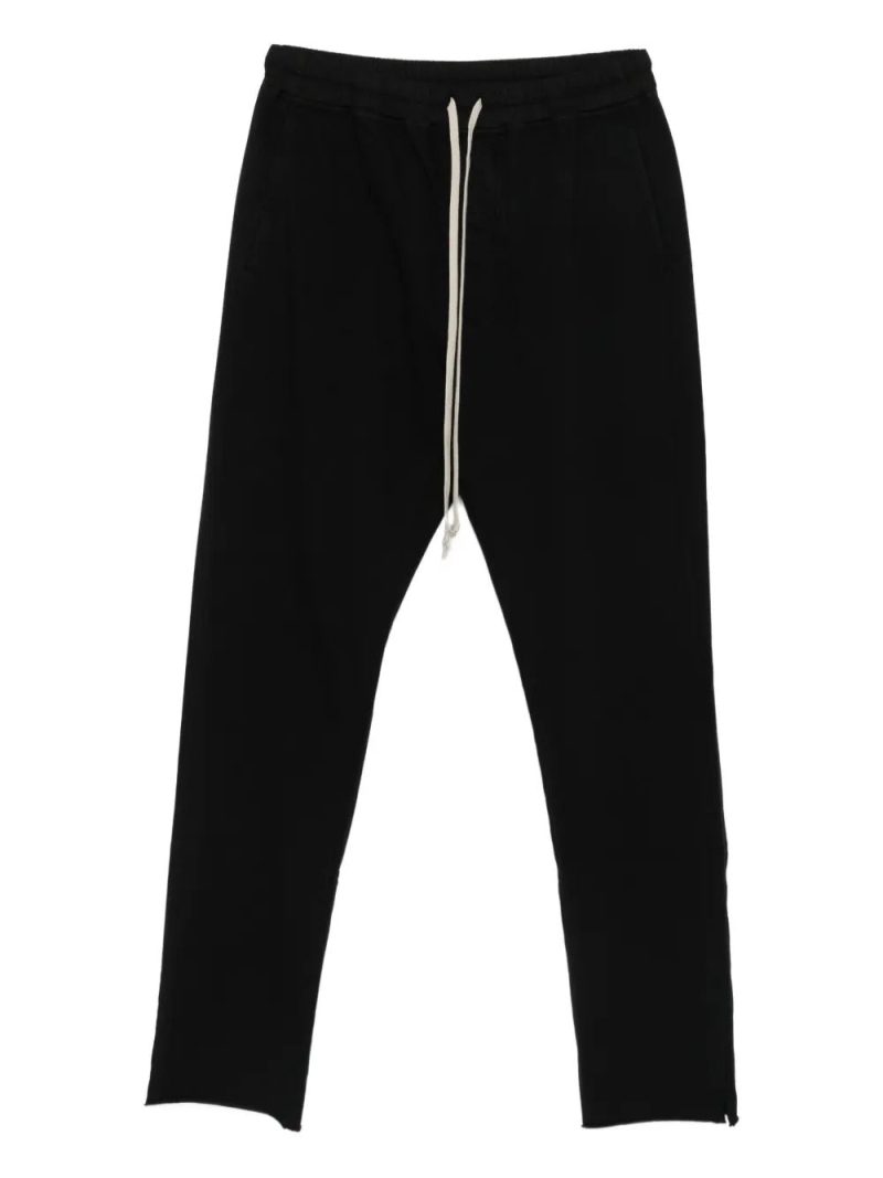 Rick Owens DRKSHDW  drawstring frayed track pants