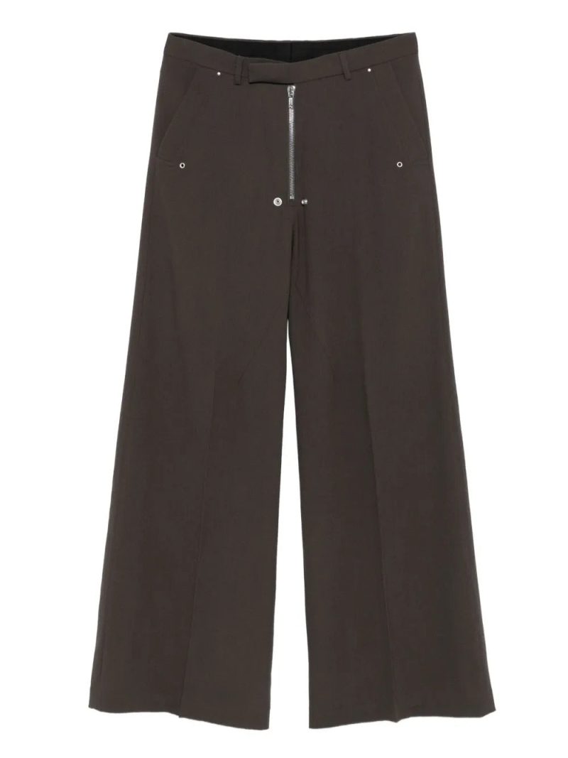 Rick Owens  zip-fly trousers