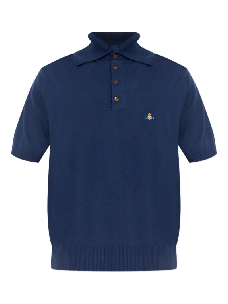 Vivienne Westwood  orb-embroidered polo shirt