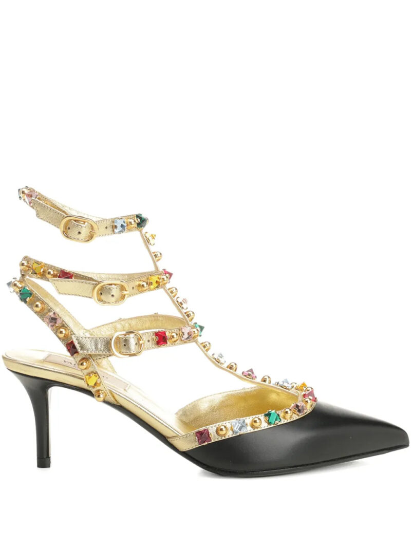 Valentino Garavani  embellished T-bar sandals