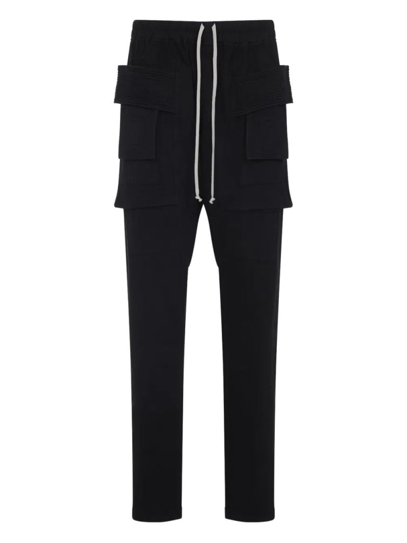 Rick Owens DRKSHDW  drawstring-waist cargo track pants