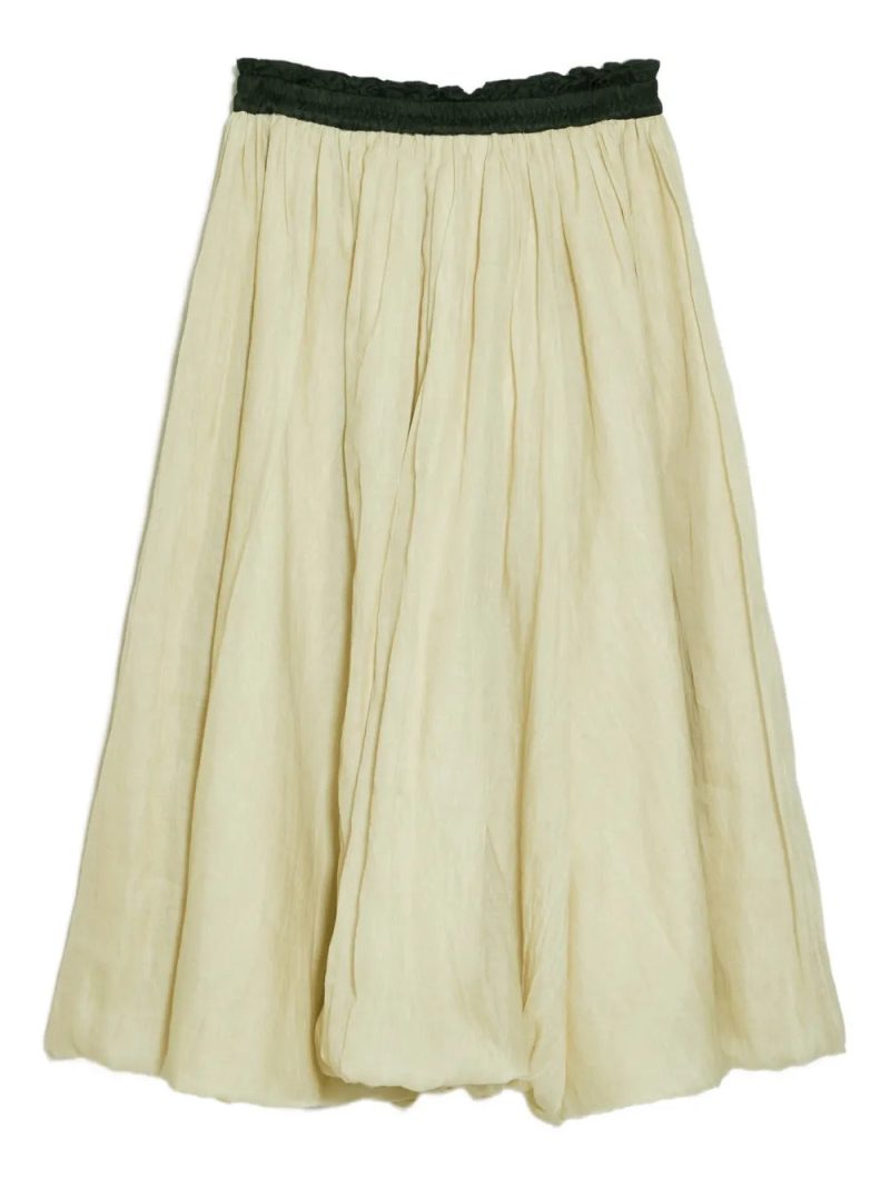 Renli Su  elastic-waistband gathered skirt