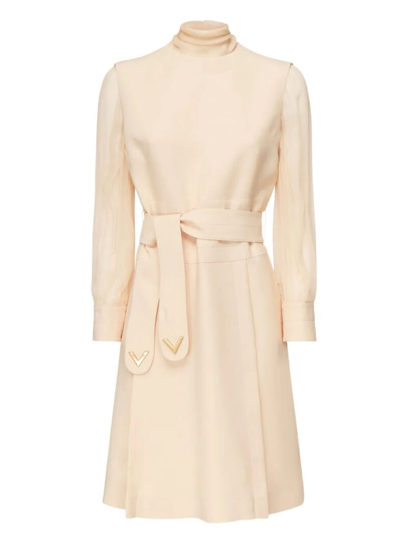 Valentino Garavani  high-neck midi dress