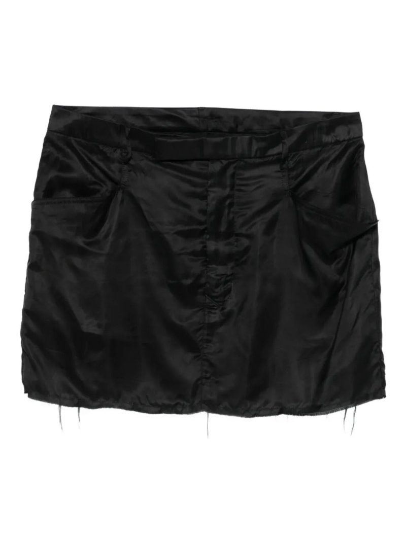 Rick Owens  frayed pocket mini skirt