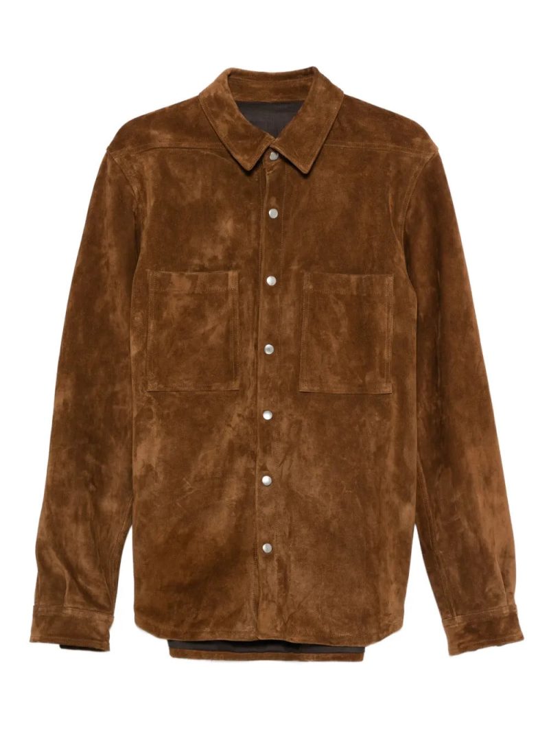 Rick Owens  suede shirt jacket