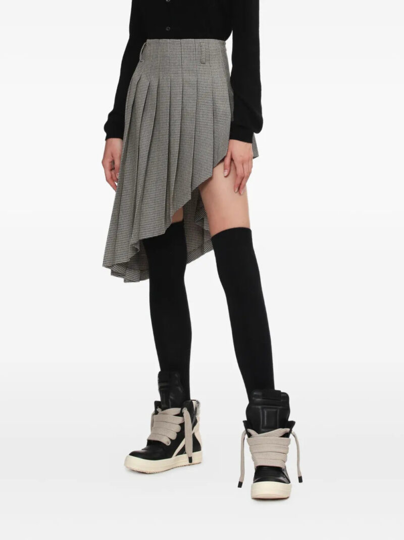 We11done  pleated asymmetric skirt