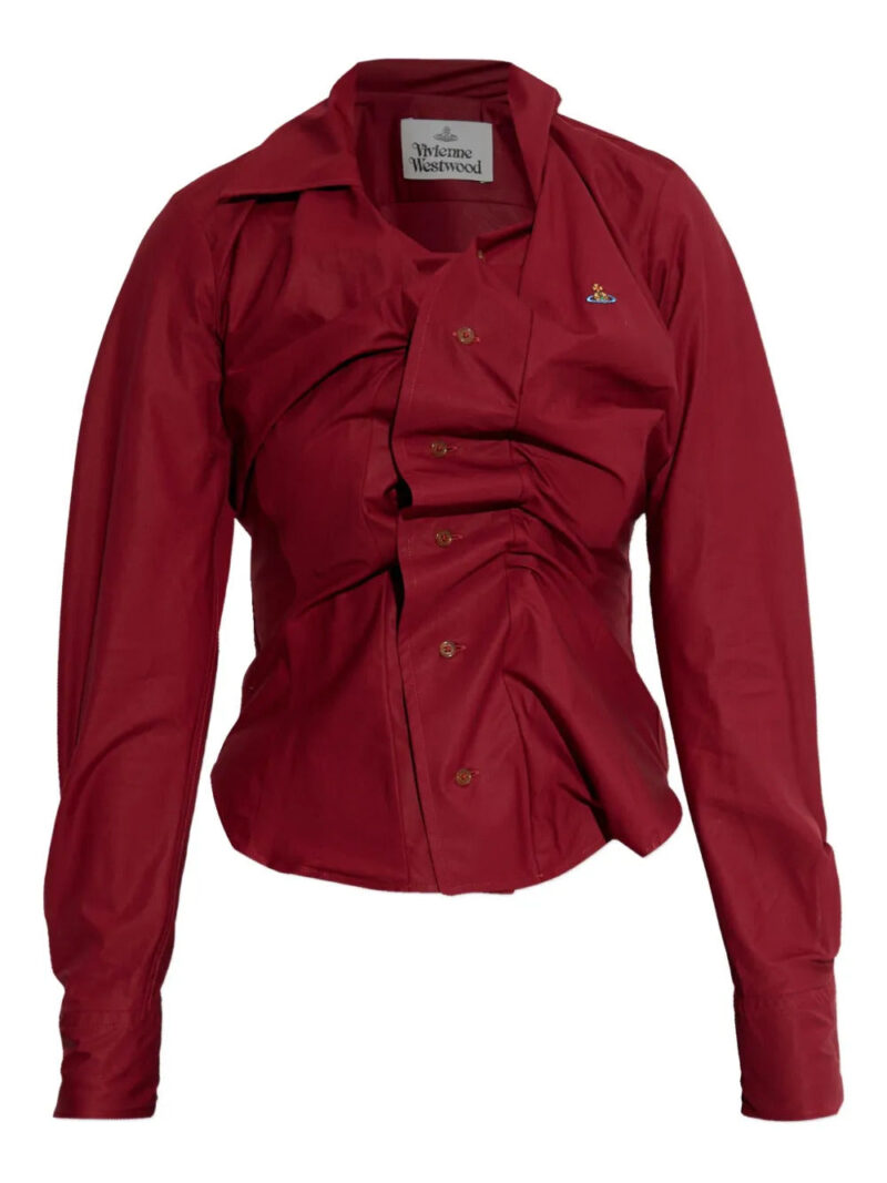 Vivienne Westwood  buttoned gathered shirt