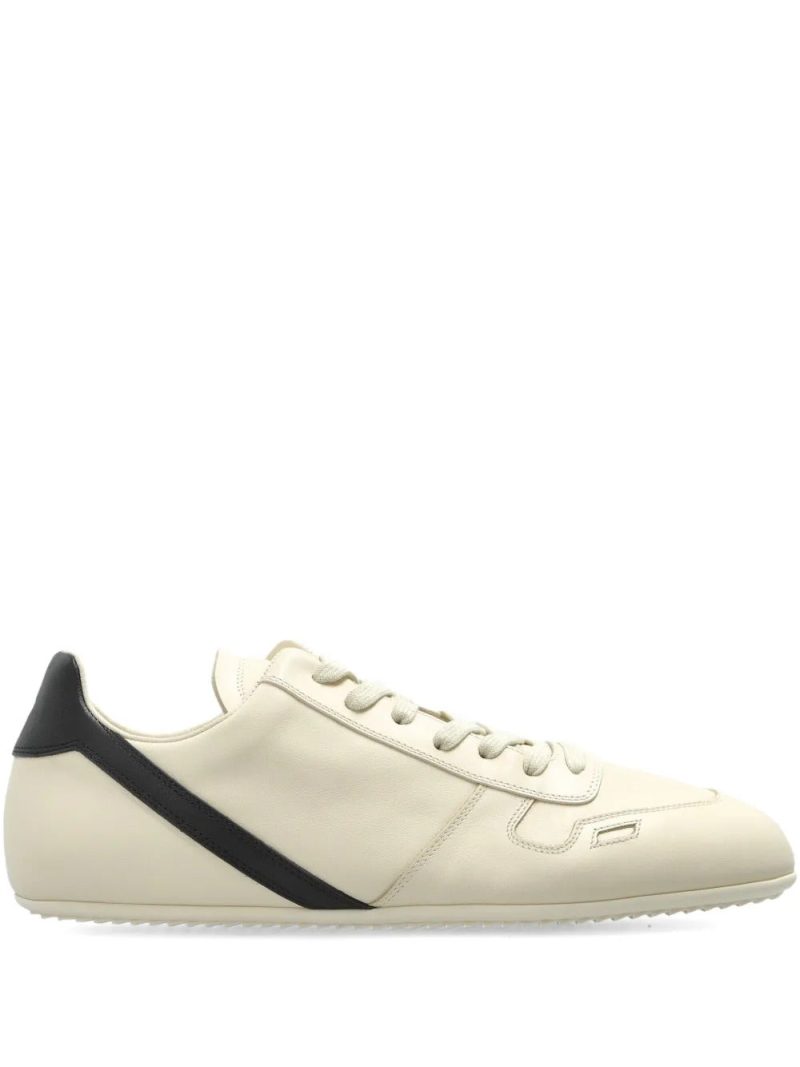 Rick Owens  Minimal Sneak leather panel sneakers