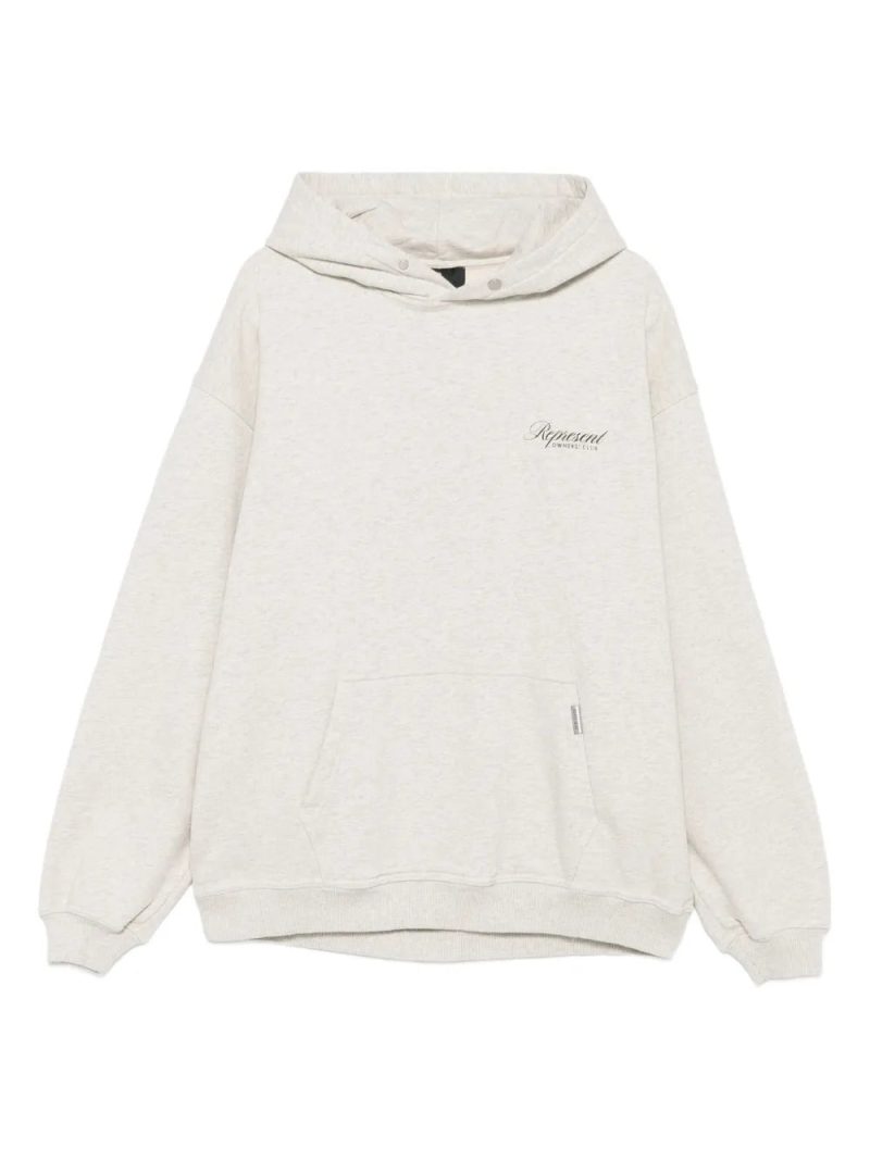 Represent  logo-print hoodie
