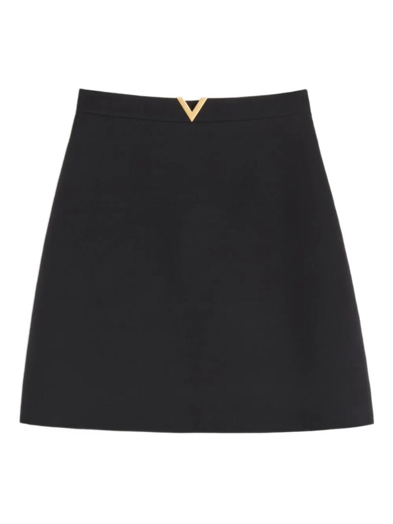 Valentino Garavani  crepe couture mini skirt