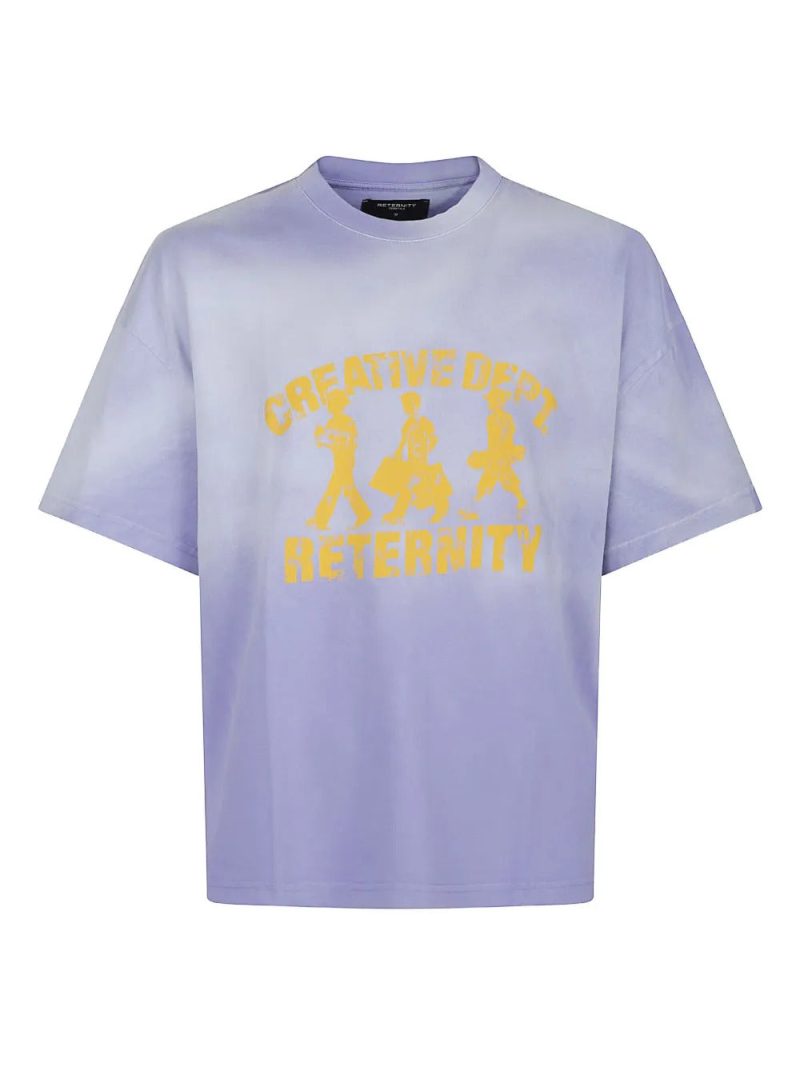 RETERNITY  tie-dye graphic-print T-shirt
