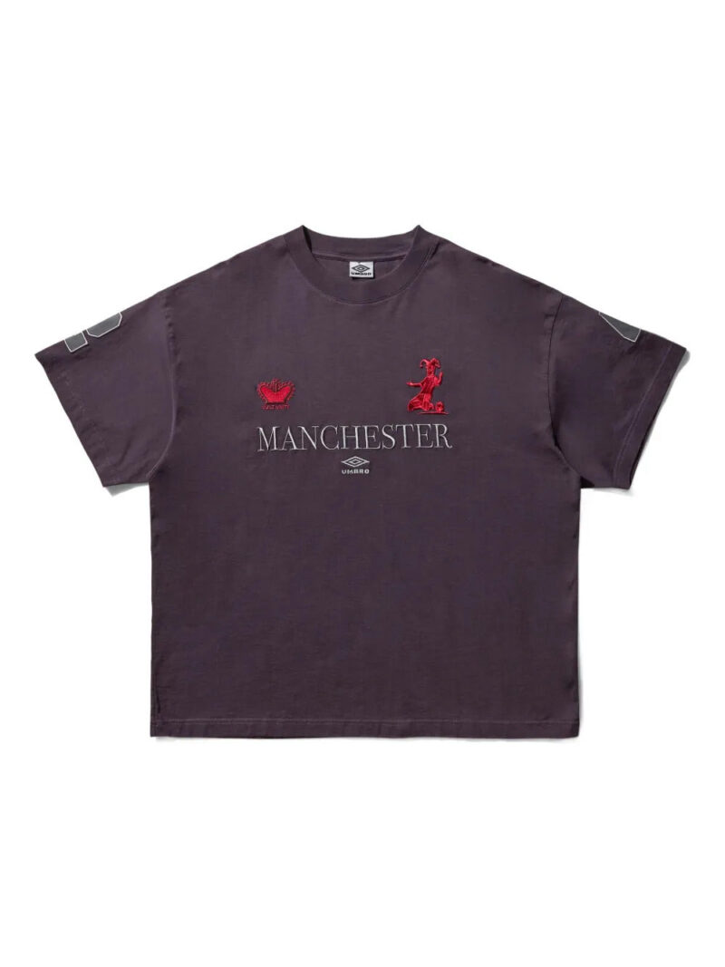 UMBRO embroidered-motif T-shirt