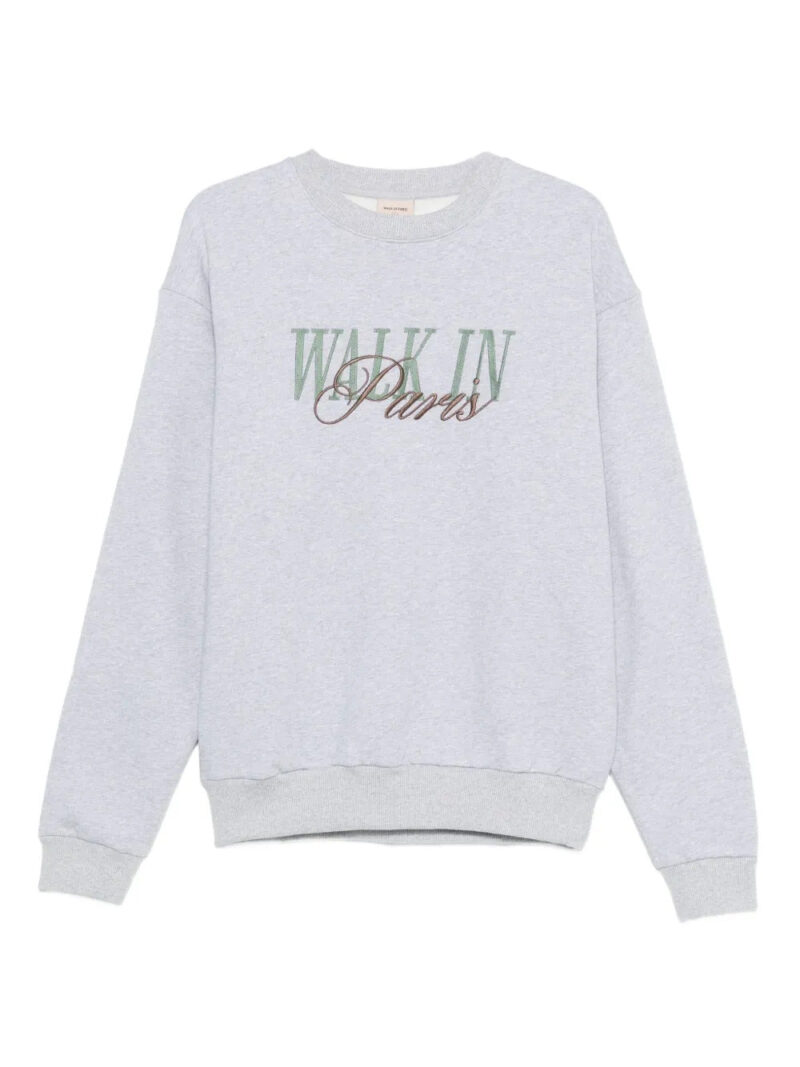 WALK IN PARIS  logo-embroidered sweatshirt