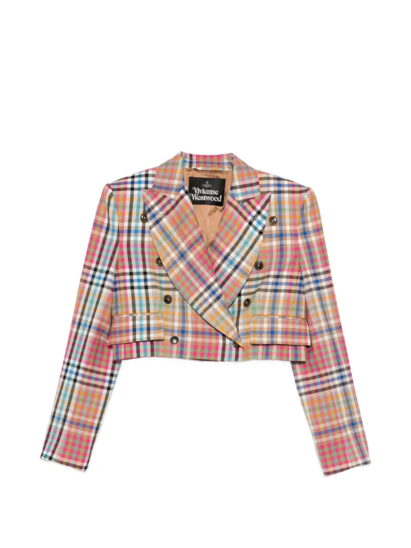 Vivienne Westwood  double-breasted check jacket