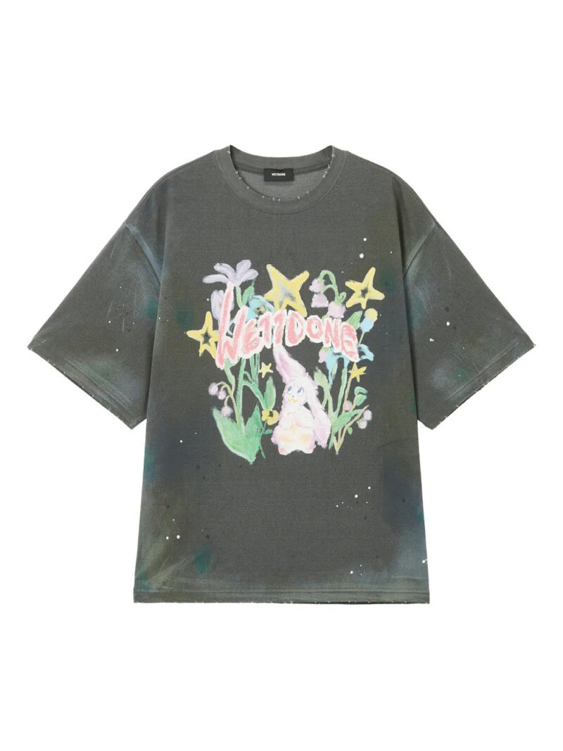 We11done  graphic print T-shirt