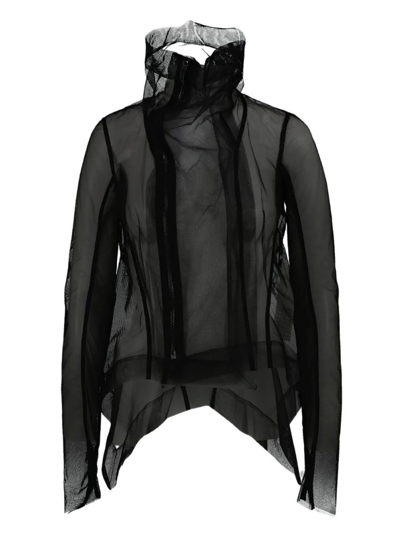 Rick Owens  Naska tulle biker jacket