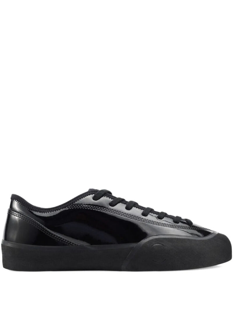 Village PM  gloss lace-up trainers