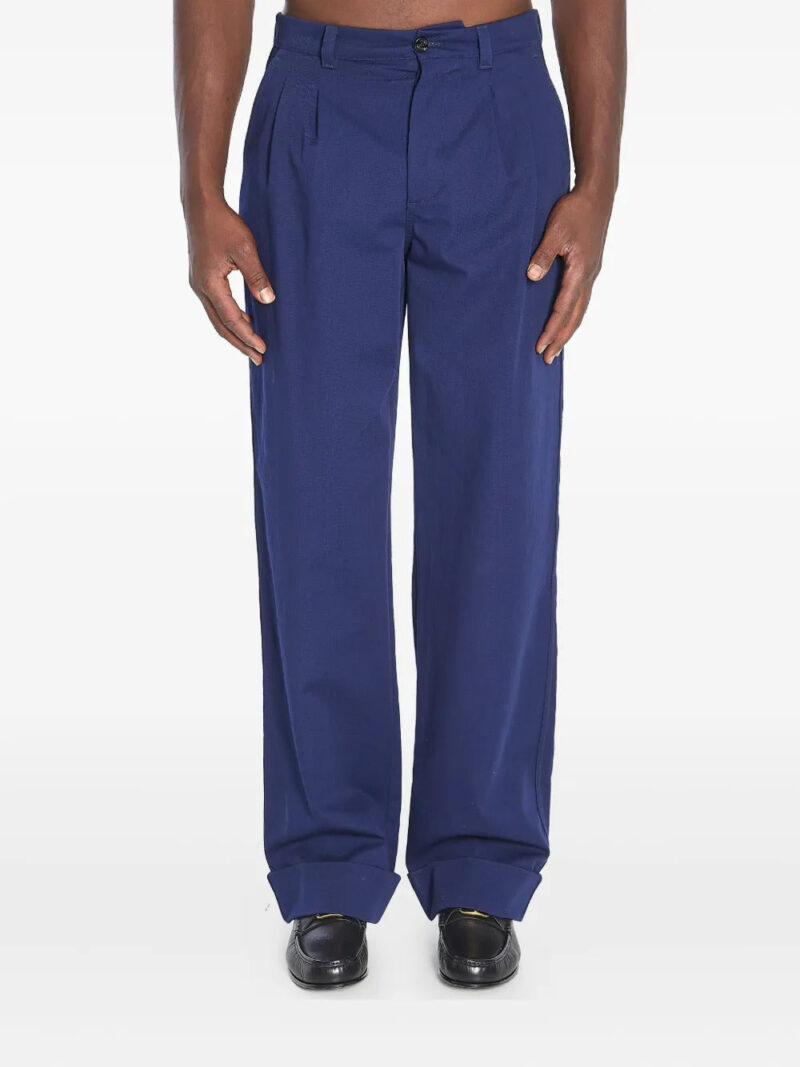 Valentino Garavani  pleat cotton trousers