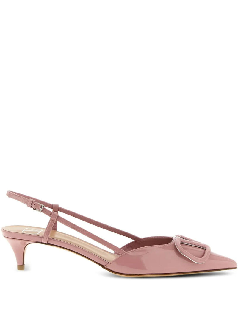 Valentino Garavani  40mm Vlogo pointed slingback pumps