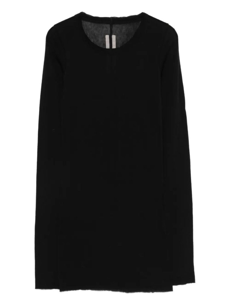 Rick Owens  rib knit long-sleeved T-shirt