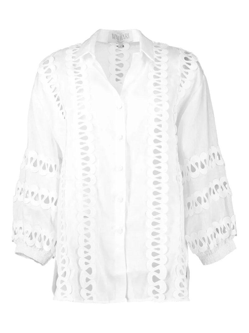 Waimari  Soluna scalloped shirt