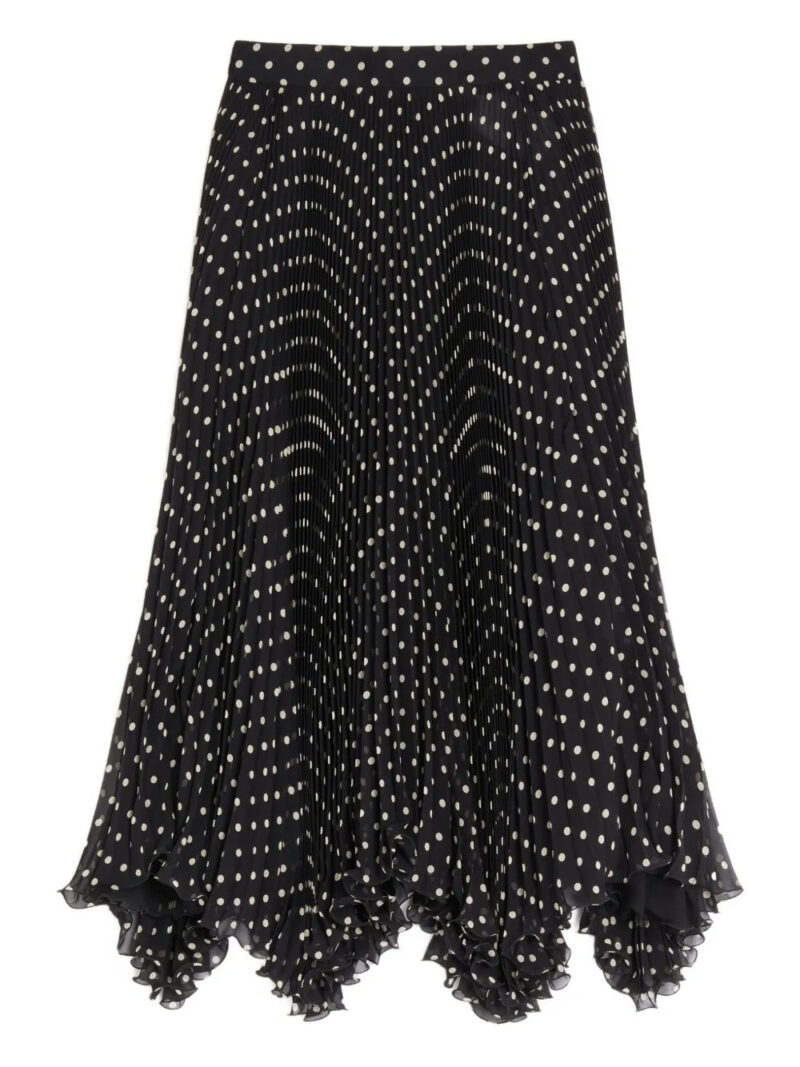 Valentino Garavani  asymmetrical plusdepois midi skirt