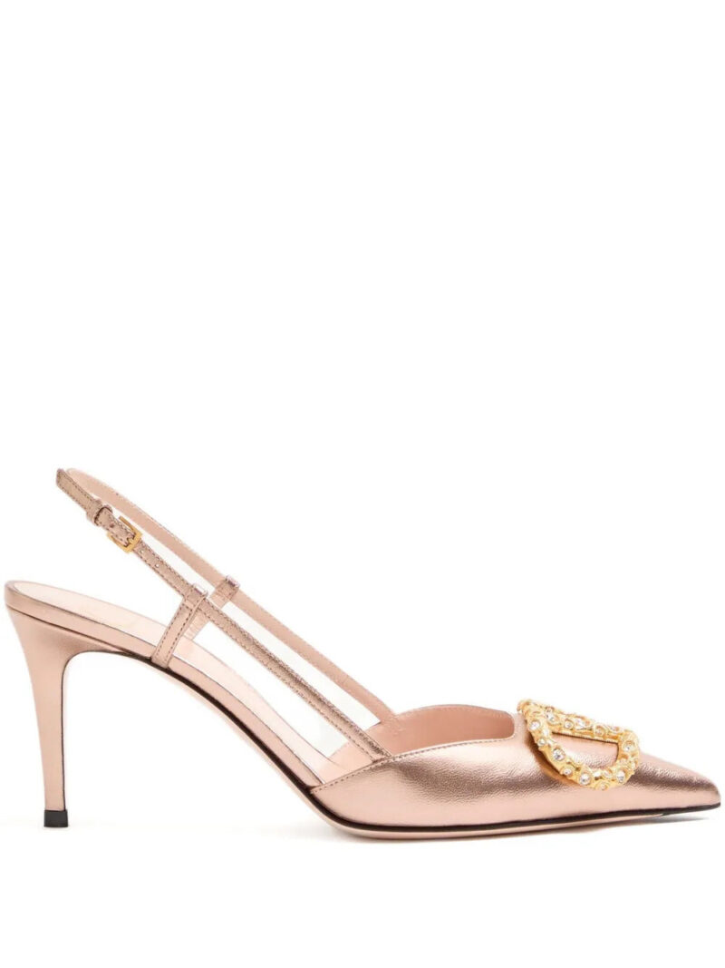 Valentino Garavani  logo Signature slingback pumps
