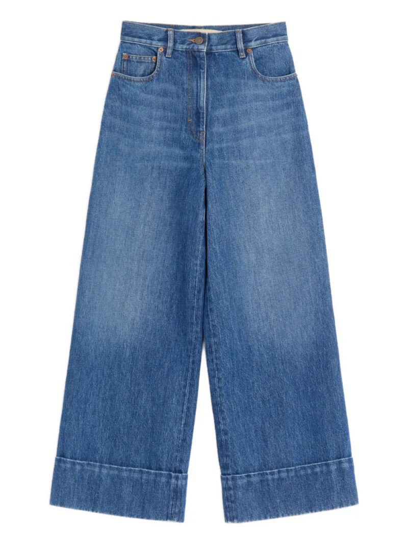 Valentino Garavani  cuffed jeans