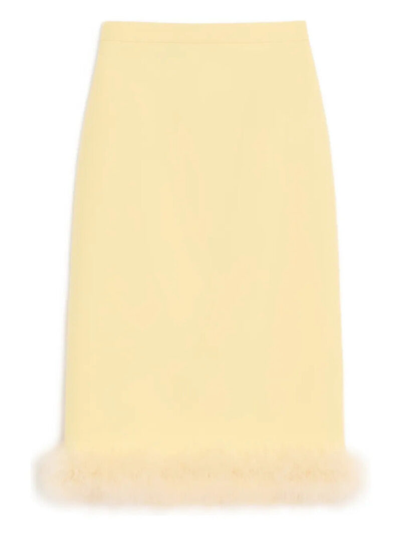 Valentino Garavani  Crepe Couture midi skirt