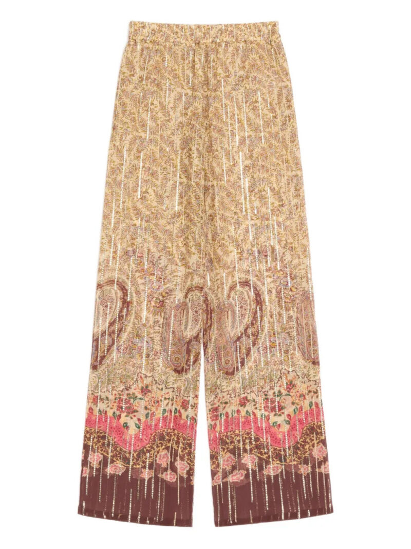 Valentino Garavani  paisley-motif trousers