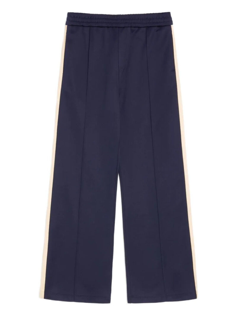 Valentino Garavani  logo-patch side-bands track pants
